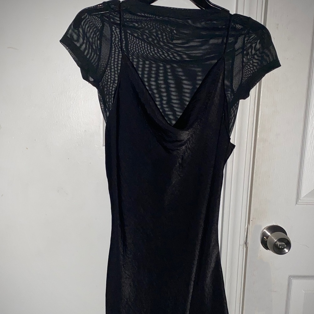 Satin Mini Dress